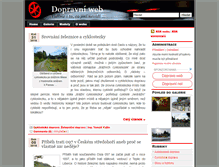 Tablet Screenshot of dopravni.net